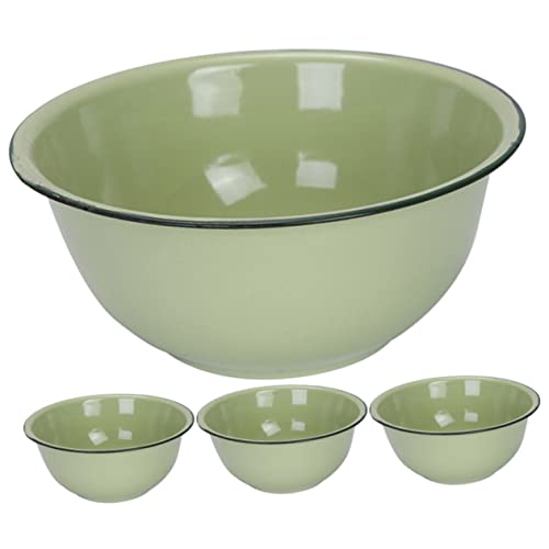 4 piezas tazones esmaltados multiusos para cocina miniatura 1