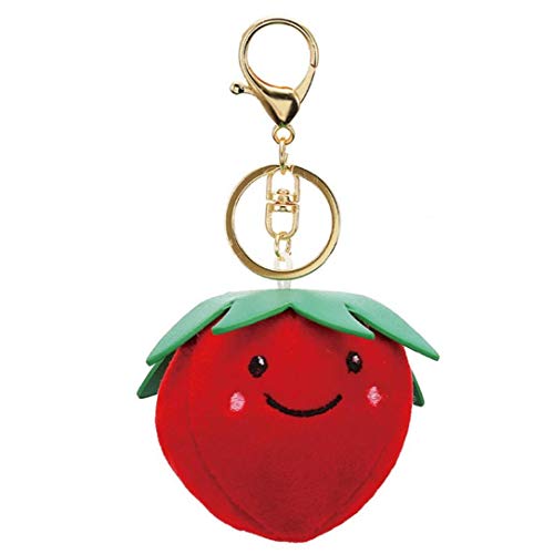Preisvergleich Produktbild Neuheit Banane Erdbeere Anhänger Schlüsselanhänger Frucht Keychain Plüsch-Spielzeug