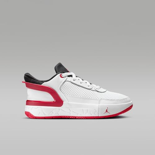 Jordan DAY1 EO Big Kids' Shoes (FQ1306-102, White/Black/Wolf Grey/University Red)3