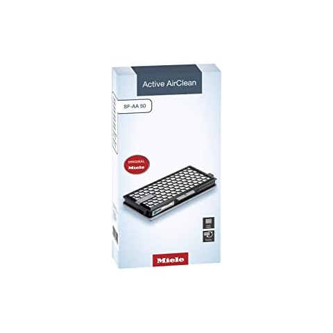 Miele Original Zubehör - Active AirClean Filter SF AA 50 / Timestrip Filterwechselanzeige / Fängt Staub ein und hilft, unangenehme Gerüche zu filtern / Für Staubsauger (9616110) Cover