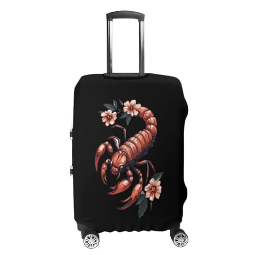 Tattoo Scorpion Luggage Cover Suitcase Protector Travel Baggage Covers for Men Women S4