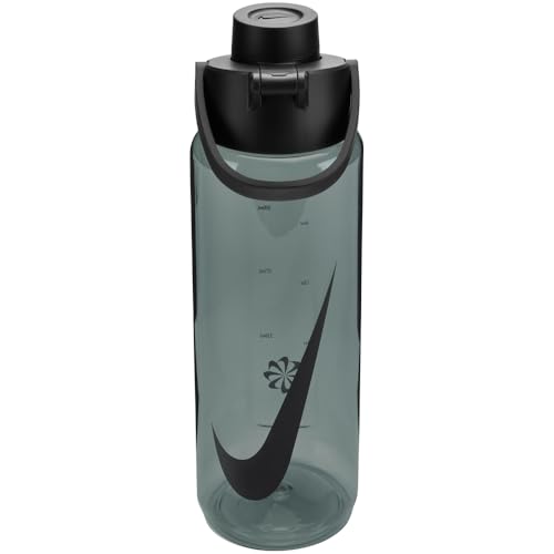 Nike TR Renew Recharge Chug Bottle 24oz 709 ml Trinkflasche Sportflasche Training Fitness Graphic Anthracite/Black/Black
