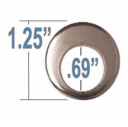 Image of Cragar Standard Mag Lug Nut 1 /2 inch-20 Black with Chrome Offset Washer Set of 24 Pcs