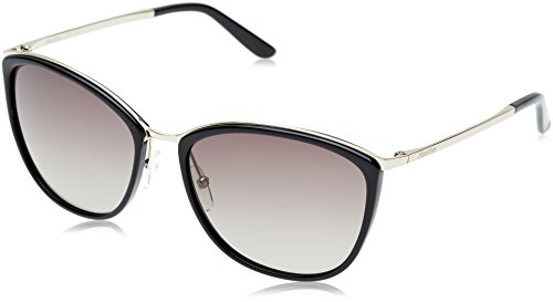 Max Mara MM Classy I HA NO1 58 Occhiali da Sole, Nero (Ltgld Black/Brown SF), Donna