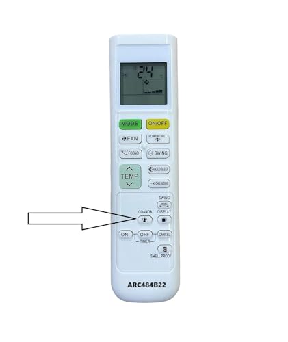 Image of LUCRE All AC Remote Compatible for DAIKIN Ac 1, 1.5, 2 Ton, 3 Star 4 Star 5 Star [ Kindly Match Image with Old Remote Image Or Check Next Model for Same Remote ] (Model Number 13)
