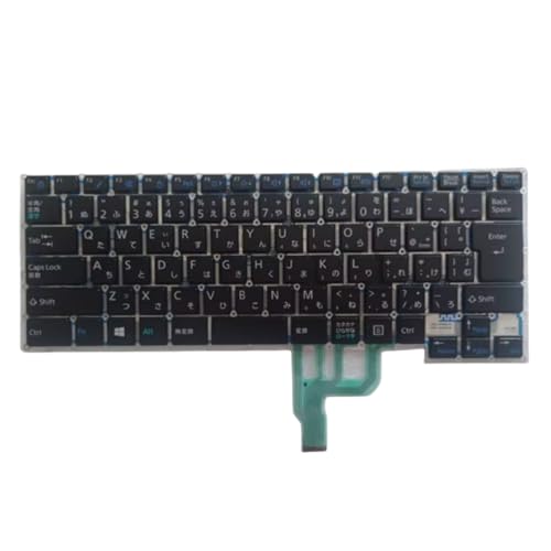 rongxingyuwei 適用する富士通 FMV LIFEBOOK UH92/B3 UH92/D2 UH92/F3 UH93/B3 UH93/C3 UH93/D2 UH93/E3 UH93/F3 日本語キーボード 黒 CP726087-02