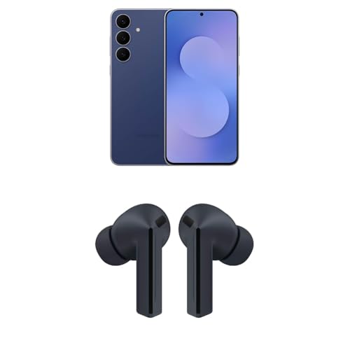 Image of SAMSUNG Galaxy S25 FE 128GB Unlocked AI Smartphone, Navy w /Galaxy Buds 3 FE True Wireless Bluetooth Earbuds, Black