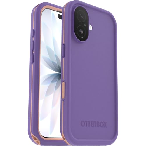 Image of OtterBox iPhone 17 (Only) - FRĒ Series Waterproof Case with MagSafe - Rule of Plum (Purple) - Sleek & Stylish - Waterproof iPhone Case up to 2 Meters - IP68 - Phone Case for Swimming /Snorkeling