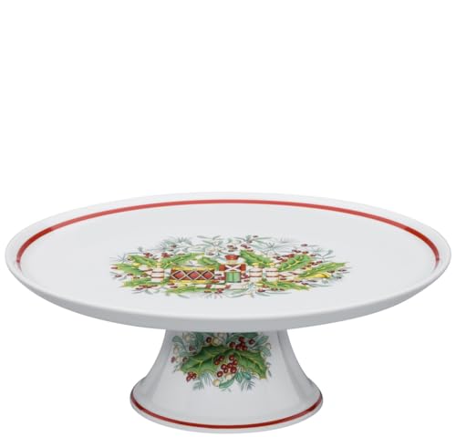 Vista Alegre Christmas Magic - Plato de porcelana para tarta, 27,9 cm
