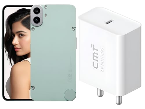 Image of CMF 33W USB-C Power Fast Charger Adapter Compatible with CMF Phone 1, Phone 2a Plus, Phone 2a, Phone 2, Phone 1, Buds, Ear Stick- [PD, PPS Technology] Support Charging CMF 33w Power Adaptor, White