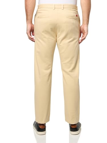 HUGO Men's Slim Fit Cotton Twill Trousers2