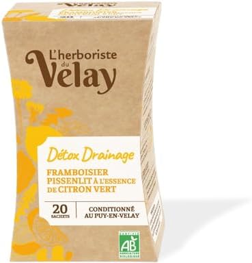 L'Herboriste du Velay - Infusion BIO Détox Drainage - Feuilles de...