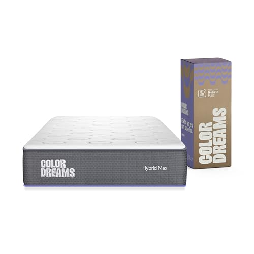 Catálogo para Comprar On-line Spring Air Ortofoam - 5 favoritos. 40 COLORDREAMS Colchón Individual MAX Hybrid 25 cm | Memory Foam + Resortes Independientes | Firmeza Media| Fresco y Transpirable | Hipoalergénico | En Caja