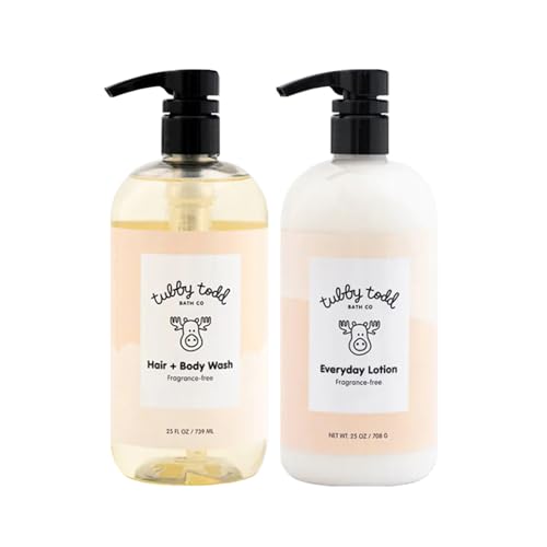 Tubby-Todd-Baby-Bath-Skincare-Kit-The-Wash-and-Lotion-Bundle-Baby-Wash-and-Baby-Lotion-Gift-Set-25-Oz-Fragrance-Free