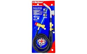 Briton Refrigerant Dual Tip Copper Welding Torch with Hose, Single & Dual Flame