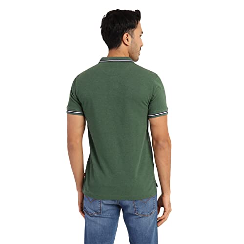 Image of Levi's Men's Cotton Regular Fit Stripes Polo T-Shirt