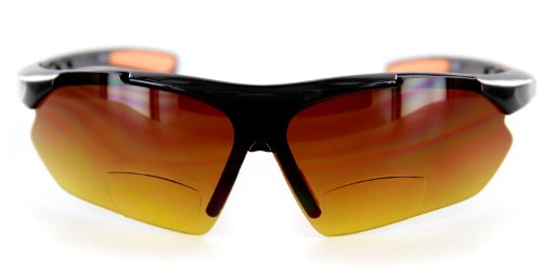 Daredevil Fashion Bifocal Sunglasses w/Wrap-Around Sports Design and Anti-Glare Coating for Active Men2