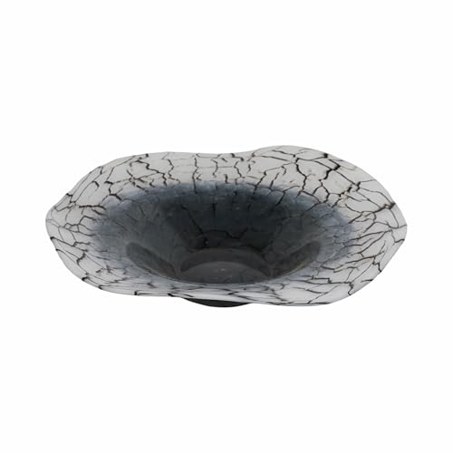 Modern Abstract Glass Decorative Bowl for Coffee Table Decor -