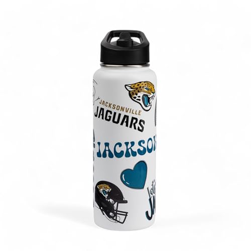 The Memory Company Officially Licensed NFL - Jacksonville Jaguars 34oz Team Spirit Water Bottle