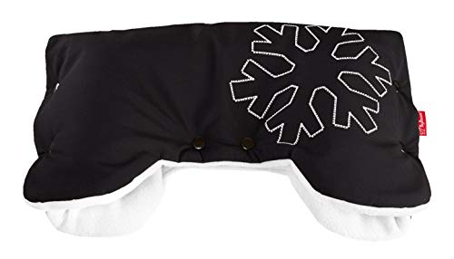ByBoom Manopla - Softshell termoactiva; Calentador de manos funcional con interior de forro, talla universal para carritos, sillas de paseo y remolques de bici