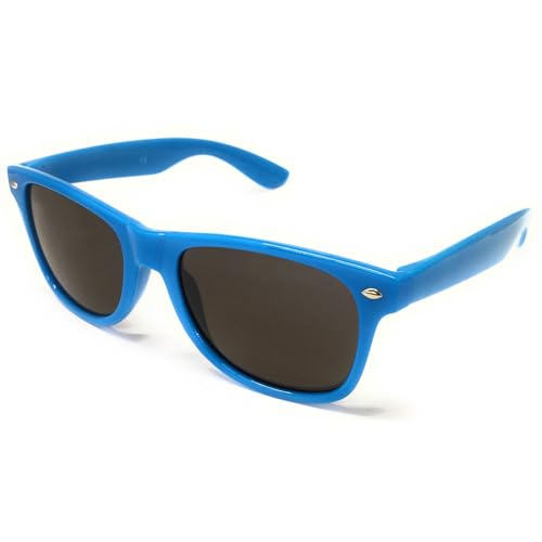 WS UK Kids Classic Sunglasses with UV400 Protection - Unisex (Blue)