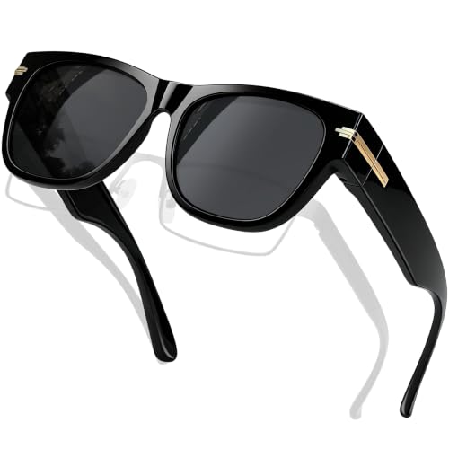 Image of KANASTAL Over Glasses Sunglasses Square Fit Over Polarized Sunglasses UV400
