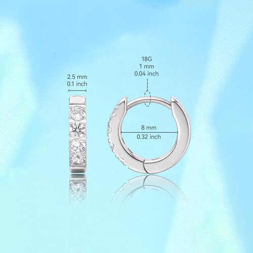 Limerencia G23 Pure Titanium Hypoallergenic Huggie Hoop Earrings for Women Sensitive Ears4
