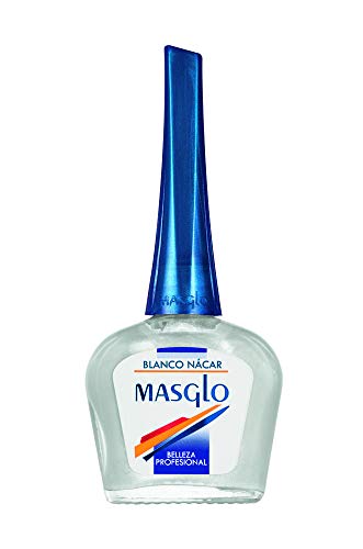 Masglo Nail Polish Pearly/ Masglo Esmalte Para Uñas Blanco Nacar 13.5 Ml