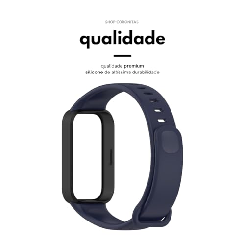 Pulseira de Silicone Cores Vivas Compatível com Xiaomi Mi Band 9 Active (Verde, Band 9 Active)