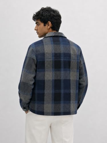 Image of Men's Quilted Winter Jacket /Full Sleeves /Puffer and Bomber