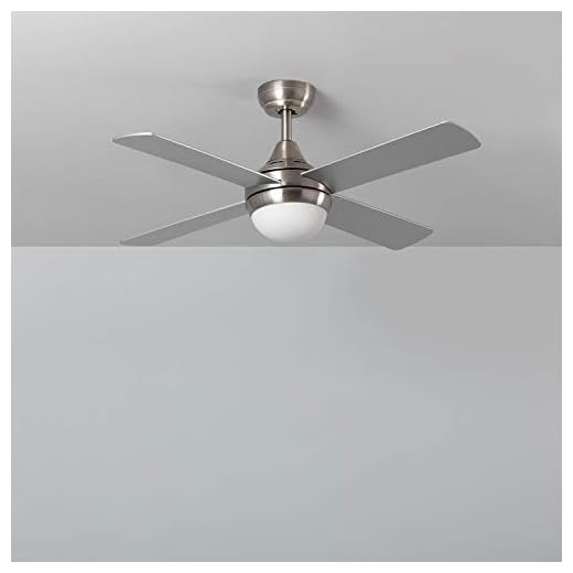 Ventilador de Techo Navy Niquel 110cm Motor AC Niquel