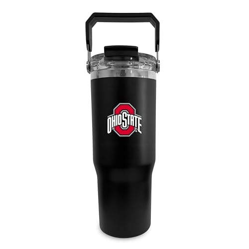 The Fanatic Group Ohio State University 32oz Bucket Handle Tumbler - Black