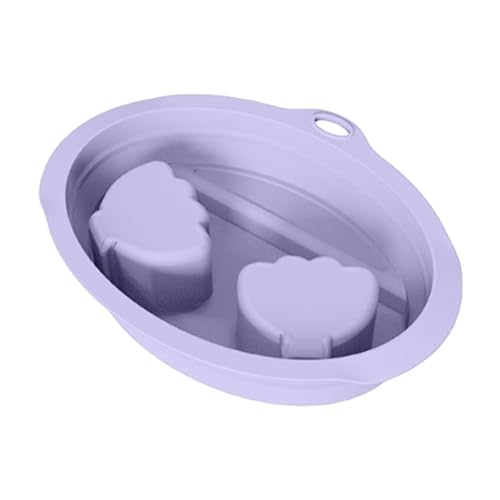 Bol de trempage pour ongles réutilisable en silicone haute résistance - 6