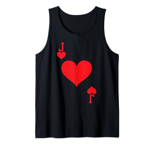 Disfraz de Jack of Hearts para Halloween Camiseta sin Mangas