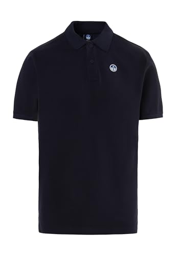 blu navy NORTH SAILS Polo con Patch Logo