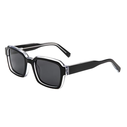 Lunettes de soleil rétro avec monture carrée classique pour hommes et femmes