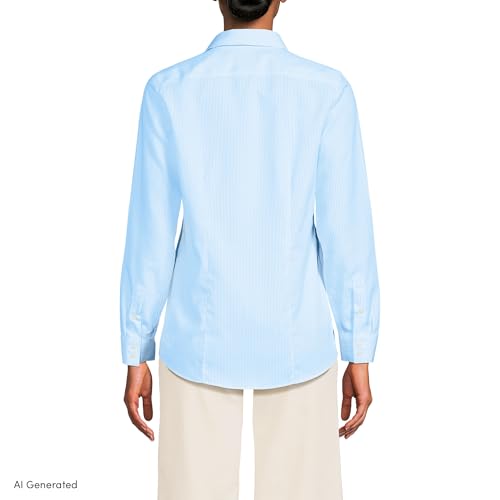 Image of Lands' End Women's Pinwale Cord Long Sleeve Shirt