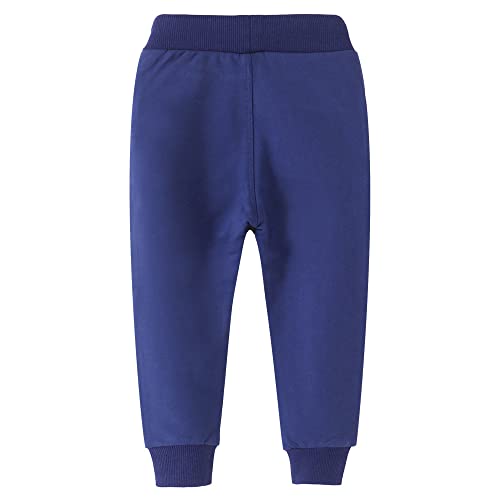 Image of Little Boys Jogger Pants Toddler Boys' Drawstring Elastic Waist Cotton Casual Sweatpants 1PC / 2 PCS Set