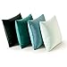 MIULEE 4 Piezas Funda de Cojín de Terciopelo Cojines de Sofá Funda de Almohada Colores Gradientes Moderna Decoración para Silla Cama Salón Sala de Estar Dormitorio 45x45 cm Serie Colores Verdes