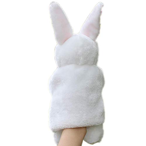 Dilwe Sorpresa de Navidad, Marioneta de Peluche de Conejo de Dibujos Animados, Juguete de Mano, Linda Marioneta de Dedo de Conejo para Niños y Adultos - : 30 Cm (White) Dilwe Sorpresa de Navidad, Marioneta de Peluche de Conejo de Dibujos Animados, Juguete de Mano, Linda Marioneta de Dedo de Conejo para Niños y Adultos - : 30 Cm (White)