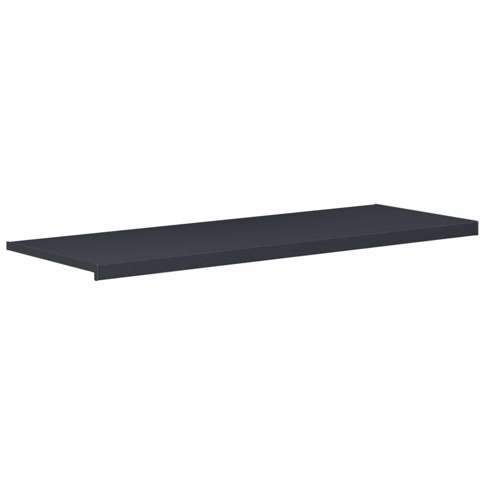 Aluminiowy wspornik okienny PVC Antracytowe ziarno drewna | Wodoodporna gładka powierzchnia, łatwy montaż za pomocą kleju, pielęgnacja ciepłej wody, do użytku wewnątrz na zewnątrz