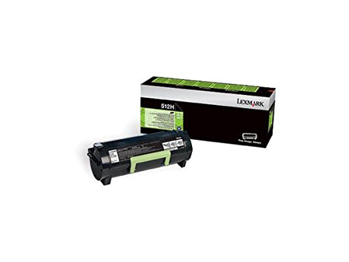 Lexmark 51F2H0E toner noir haute capacité 5000 pages pour imprimante
