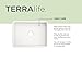 TERRAlife Bar Harbor Farmhouse Apron Front Fireclay 24 in. Single Bowl Kitchen Sink in White