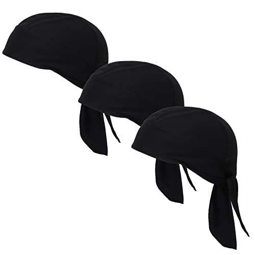 Image of Skull Caps for Men Cooling Bandana Cap Helmet Liner Hat Running Beanie