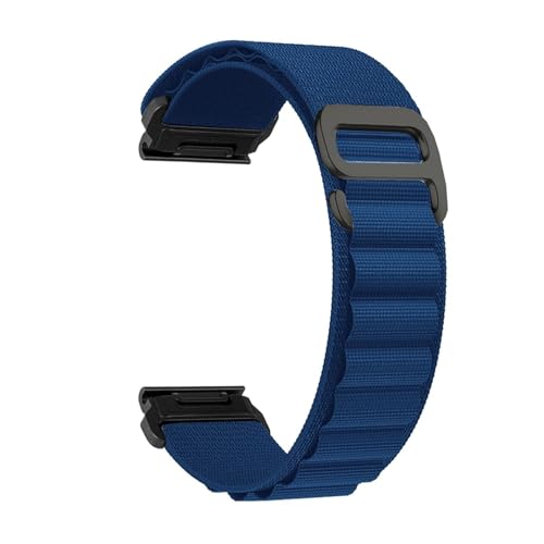 [�����ȓX] �ɓK��Garmin Fenix7S 7X �i�C�����E�H�b�`�X�g���b�v �N�C�b�N�����[�X 6X Pro Enduro Instinct Mk1 EPIX Gen2 20mm 22mm 26mmfenix �A�[���X�g���b�v(Dark blue,2