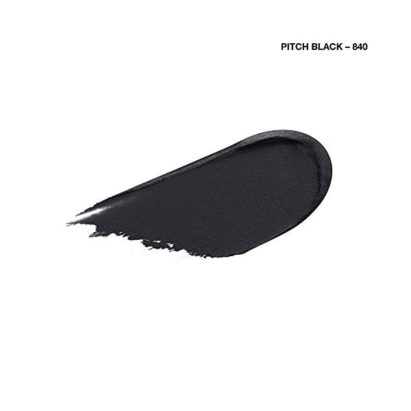 Rimmel London Stay Matte Liquid Lip Color with Full Coverage Kiss-Proof Waterproof Matte Lipstick Formula that Lasts 12 Hours - 840 Pitch Black, .21oz