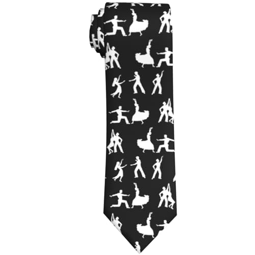GONGTAOMO Ballroom Dancing Dance Music Mens Novelty Necktie Ties Funny Neckties Fashion Neck Ties Wedding Business Party Gifts
