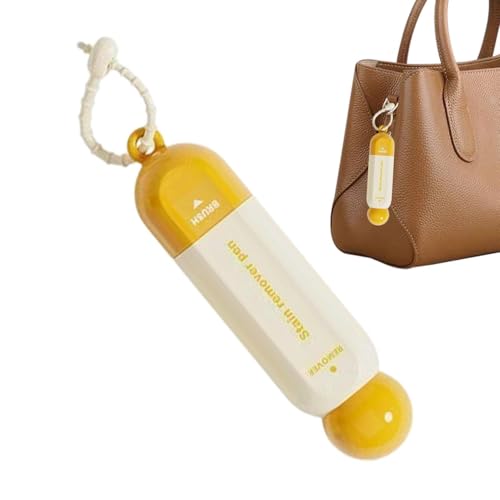 Lápiz Quitamanchas para Ropa - Tamaño de Viaje, Limpieza Rápida en Seco para Tejidos,Bolígrafo con Cepillo para Ropa - Para Sofá, Coche, Mascotas, Grasa, Colada,