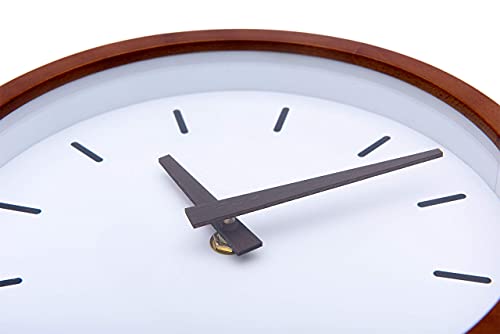 Driini 7426851503478 Modern Mid Century Wood Analog Wall Clock  thumb #3