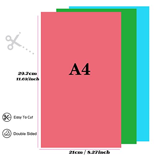 TYOREW 200 Sheets Coloured Paper, A4 Origami Paper Double Sided for Children's Art & Craft Activities(70gsm) , 20 Colors Craft Paper Copy Papers ,... - Image 2